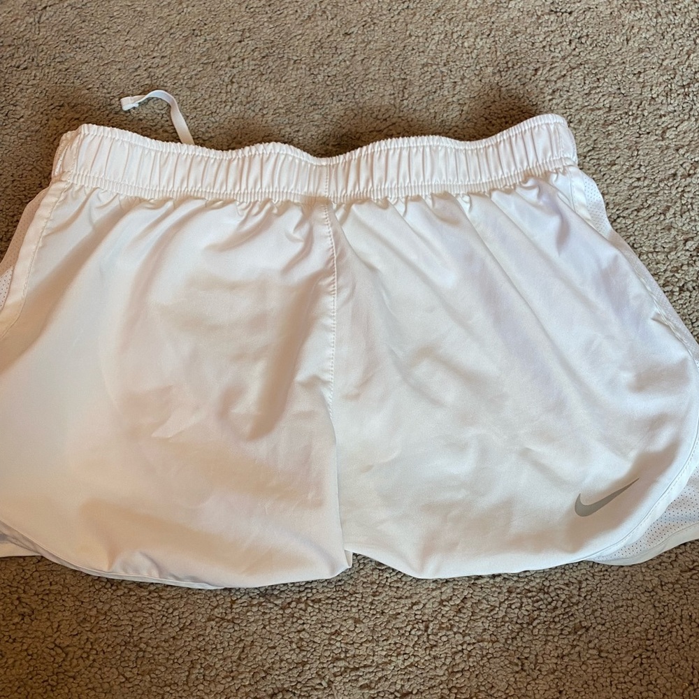 athletic white shorts